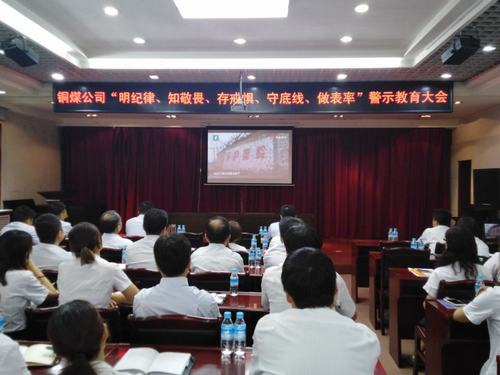 陜煤建設(shè)銅煤公司積極開展紀律教育學習宣傳月活動